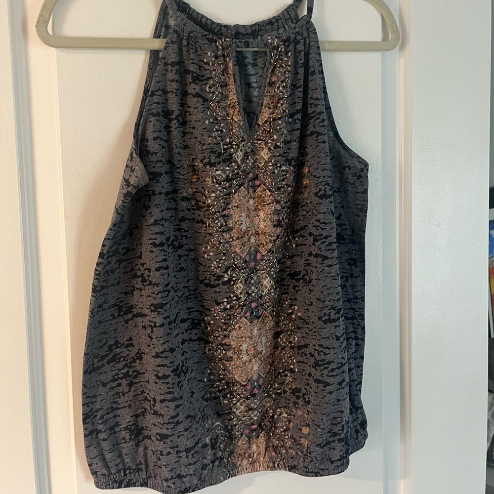 INC top Just in time for summer like new top so cute w/ jeans, skirt or shorts